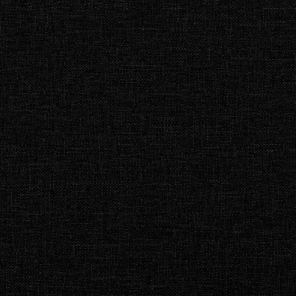 Fotoliu rabatabil, negru, material textil