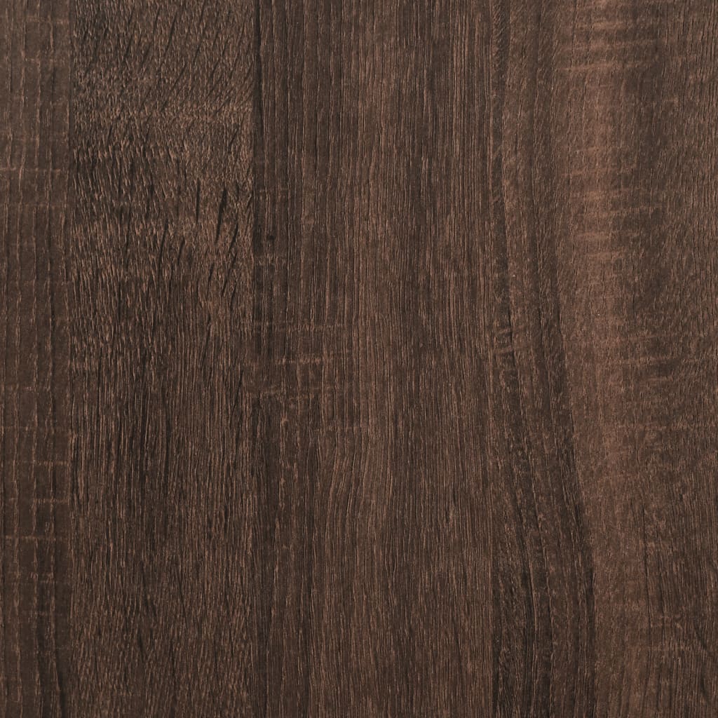 Bibliotecă 4 niveluri, stejar maro, 85x85x140cm, lemn prelucrat