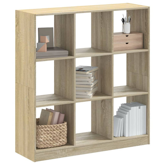 Bibliotecă, stejar sonoma, 102x32x108 cm, lemn prelucrat