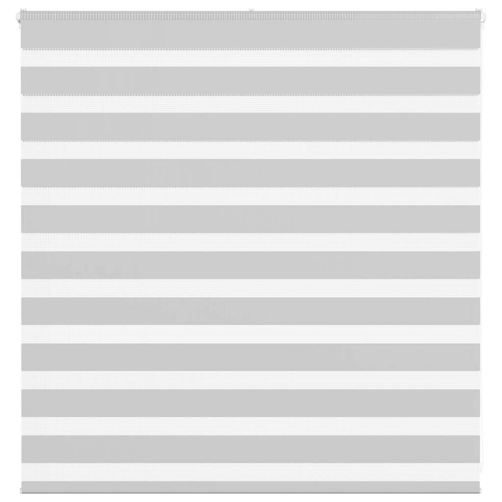 Jaluzea tip zebra gri deschis lățime țesătură 140,9cm poliester