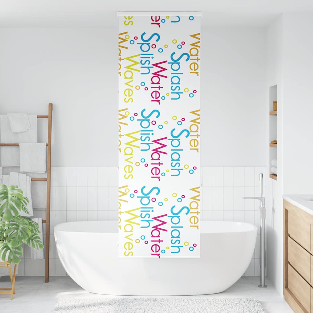 Jaluză cu role de duș cu casetă 70x240 cm lățime material 66 cm