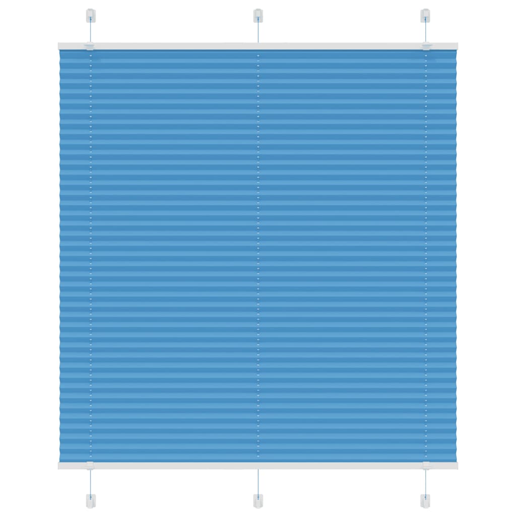 Jaluză plisată Albastru 120x100 cm Lățime țesătură 119,4 cm