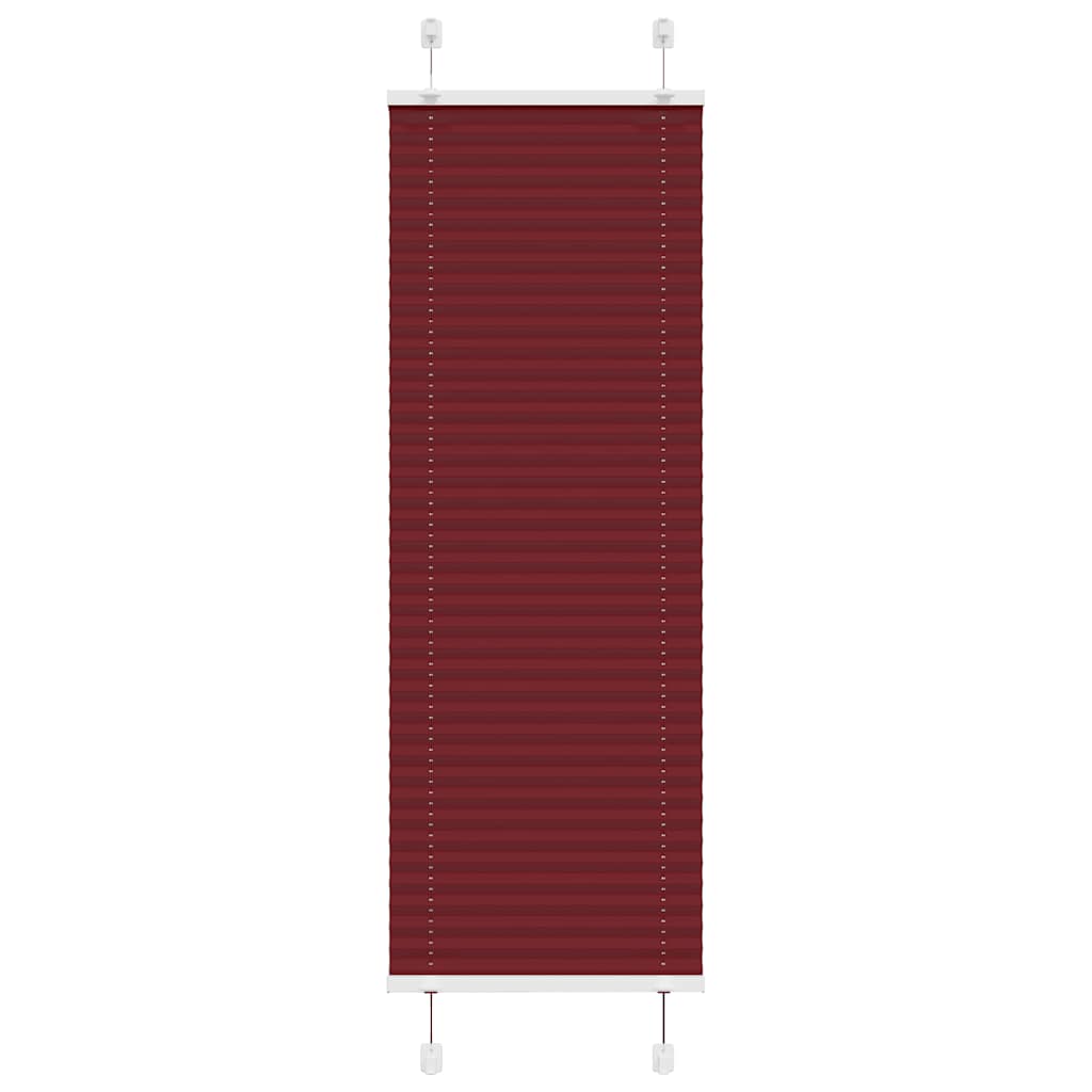 Jaluză plisată Bordeaux Roșu 40x150 cm Lățime țesătură