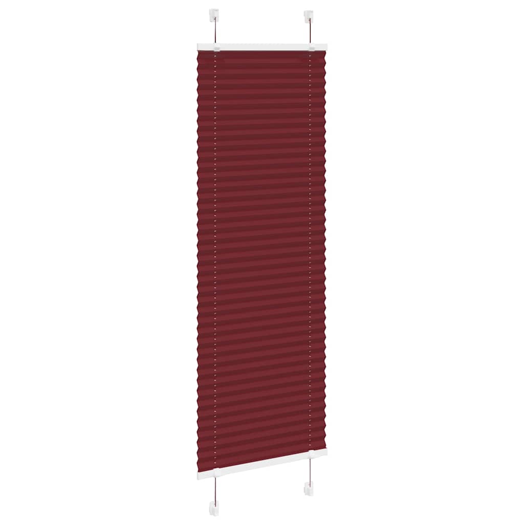 Jaluză plisată Bordeaux Roșu 50x150 cm Lățime țesătură