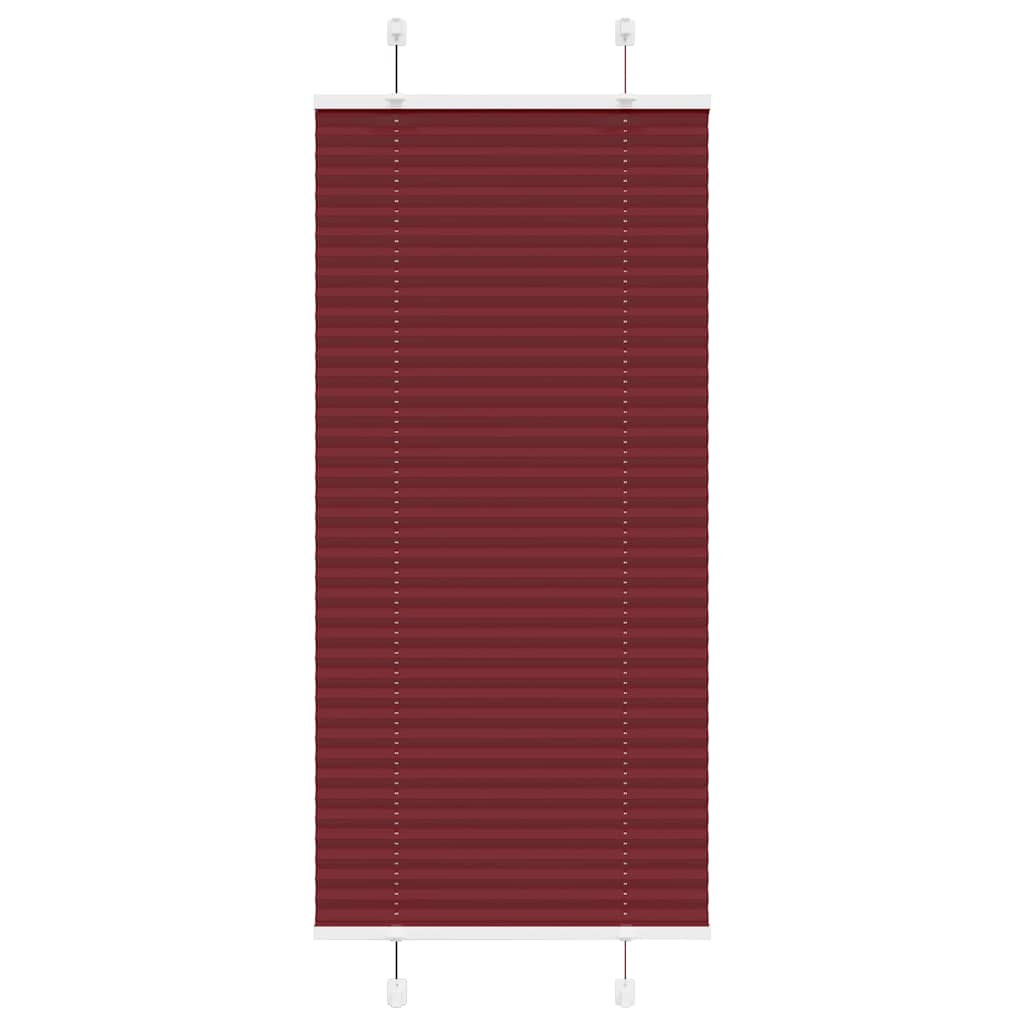 Jaluză plisată Bordeaux Roșu 55x150 cm Lățime țesătură