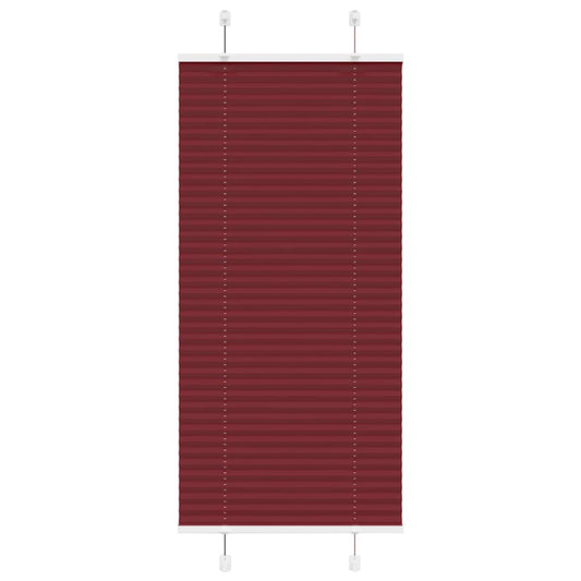 Jaluză plisată Bordeaux Roșu 55x150 cm Lățime țesătură