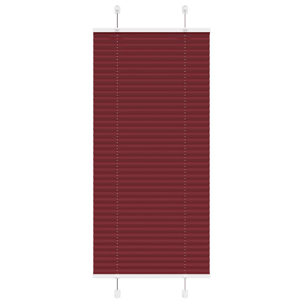 Jaluză plisată Bordeaux Roșu 60x150 cm Lățime țesătură