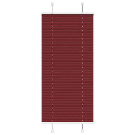 Jaluză plisată Bordeaux Roșu 60x150 cm Lățime țesătură