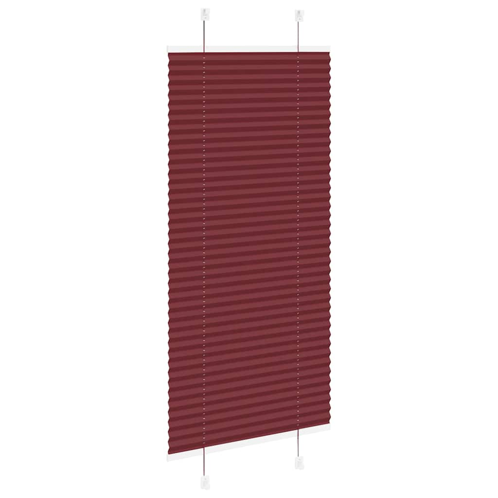 Jaluză plisată Bordeaux Roșu 60x150 cm Lățime țesătură