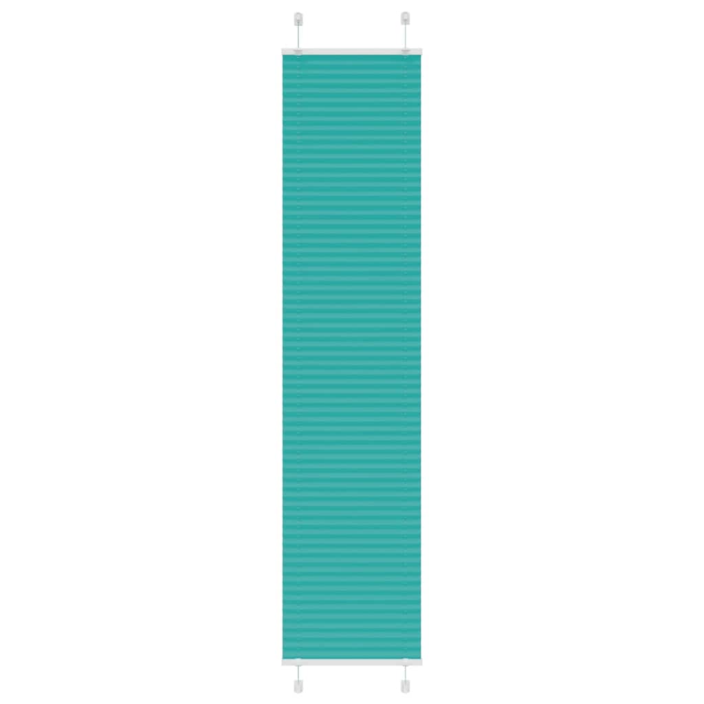 Jaluză plisată verde petrol 50x200 cm Lățime țesătură 49,4 cm