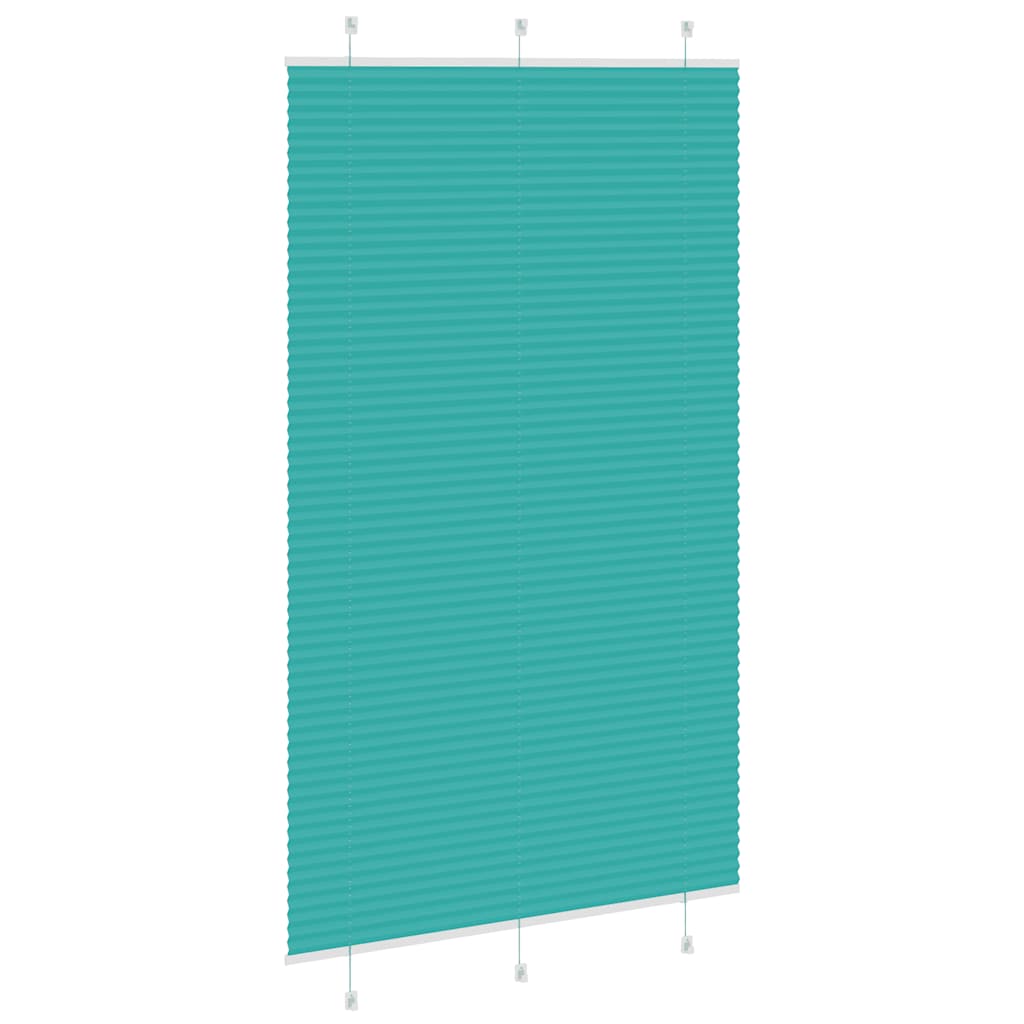 Jaluză plisată verde petrol 120x200 cm Lățime țesătură 119,4 cm
