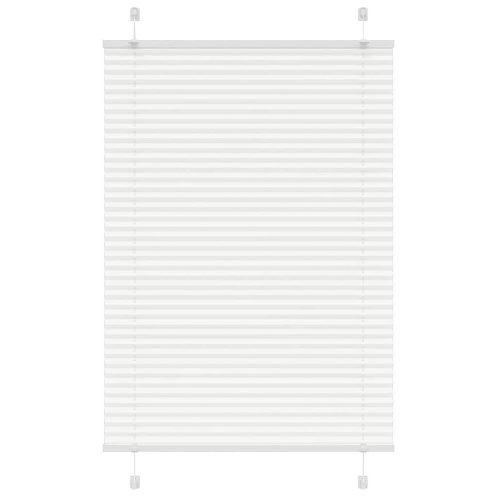 Jaluză plisată alb 95x150 cm Lățime țesătură 94,4cm poliester