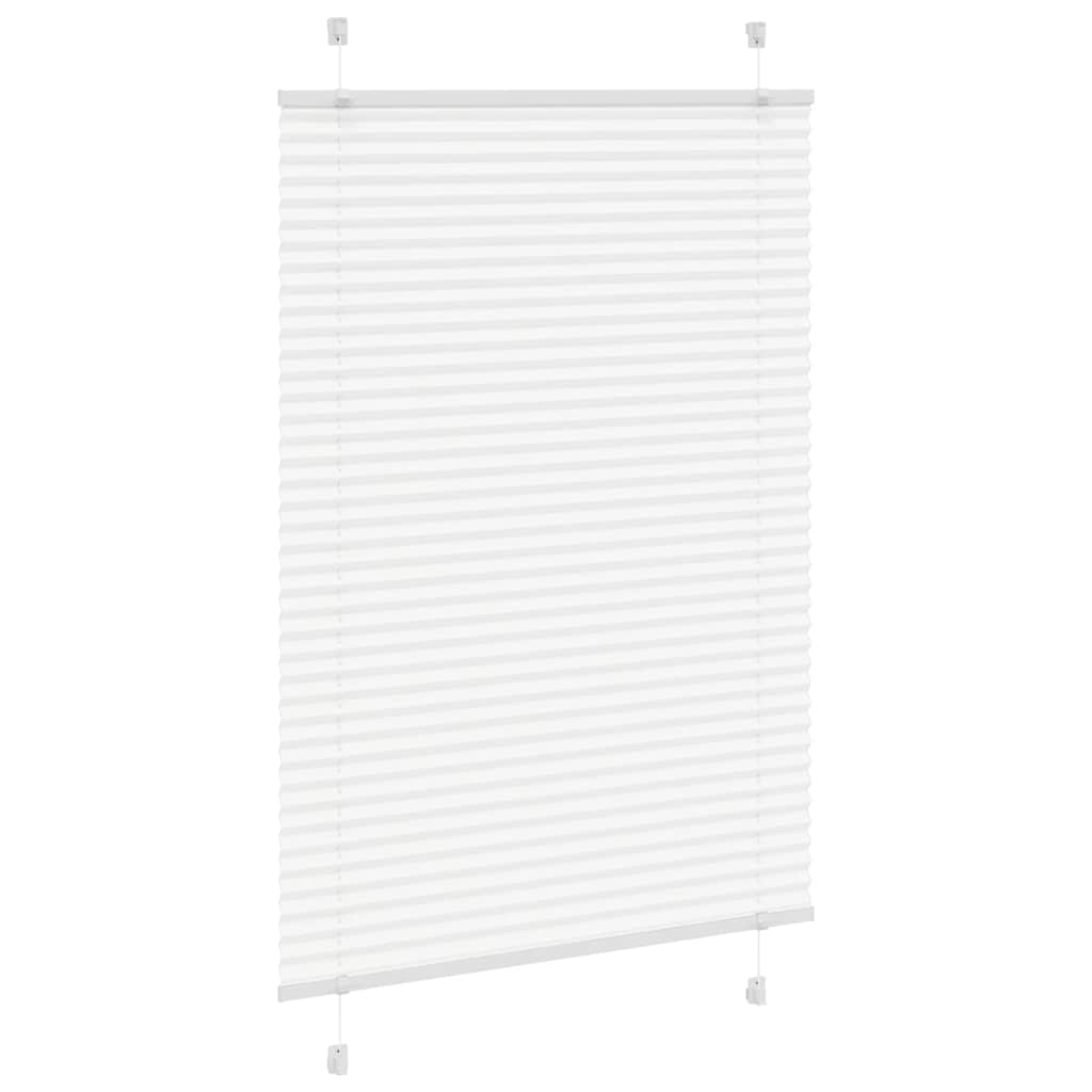 Jaluză plisată alb 95x150 cm Lățime țesătură 94,4cm poliester