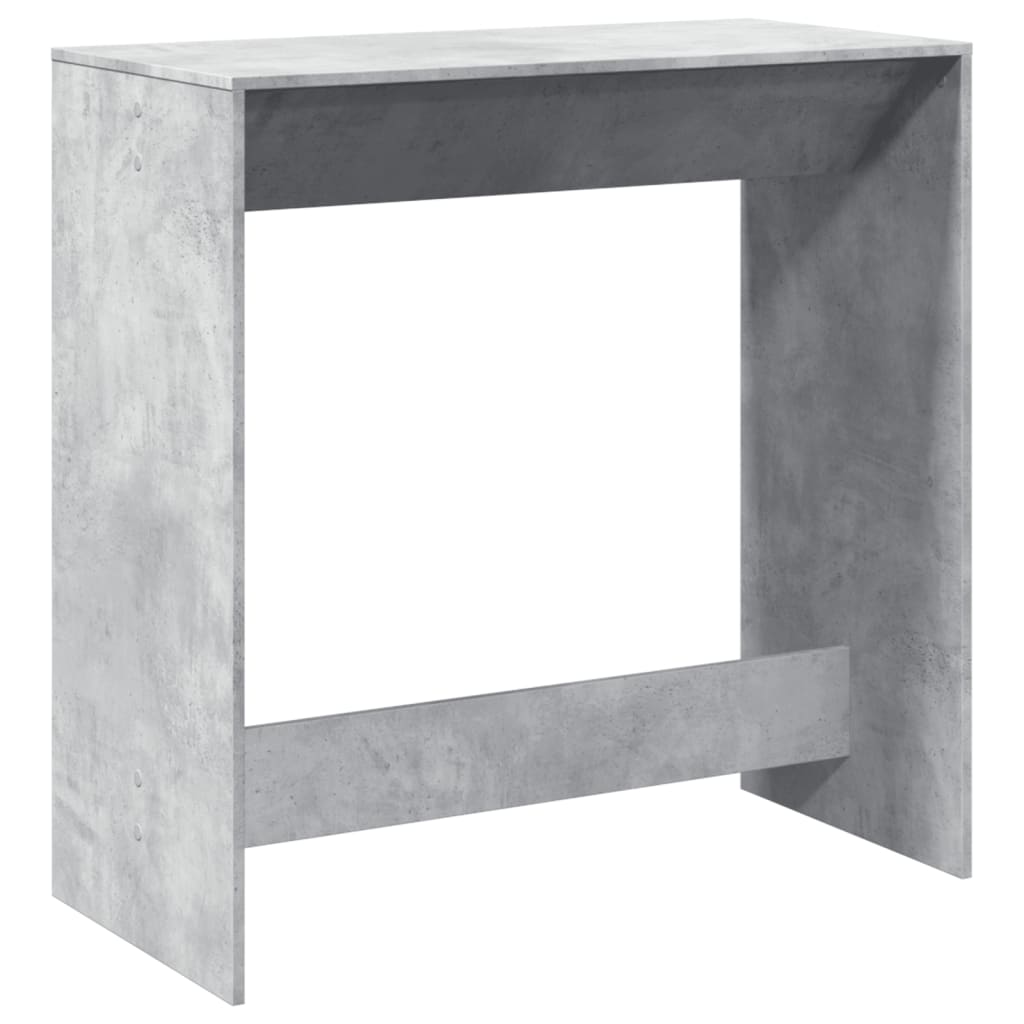 Masă de bar, gri beton, 102x50x103,5 cm, lemn prelucrat