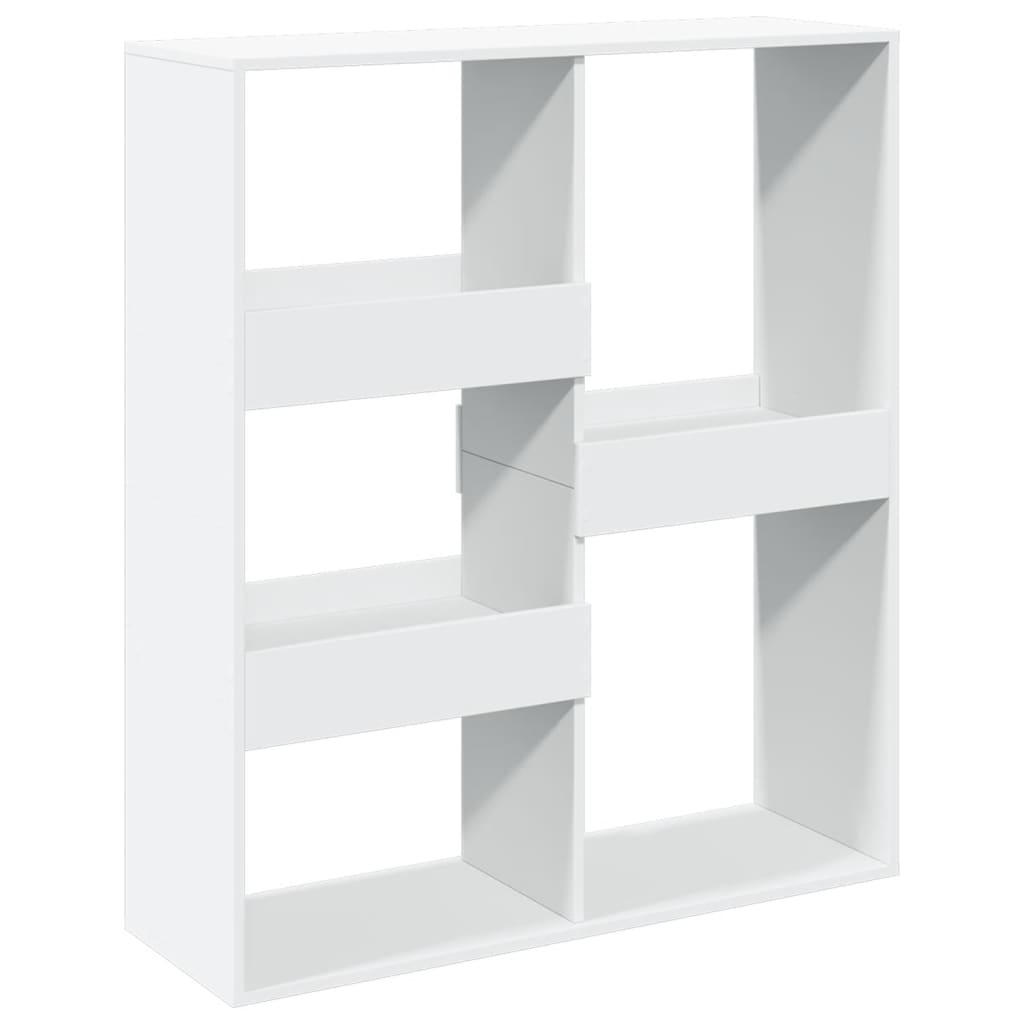 Bibliotecă/Separator cameră, alb, 100x33x115 cm
