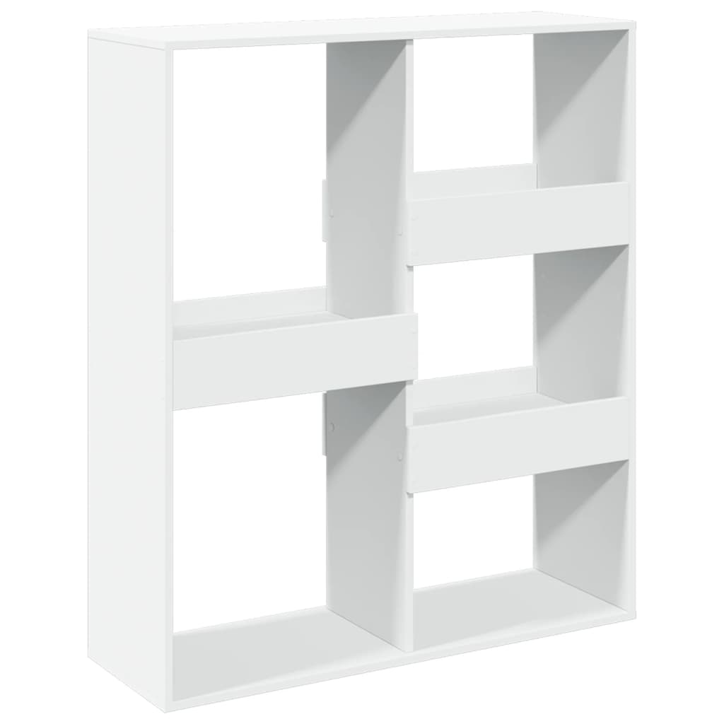 Bibliotecă/Separator cameră, alb, 100x33x115 cm