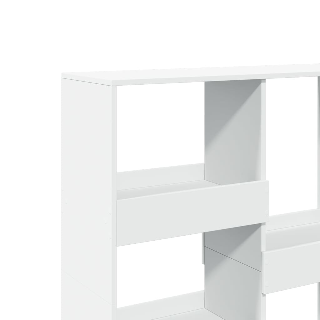 Bibliotecă/Separator cameră, alb, 100x33x115 cm
