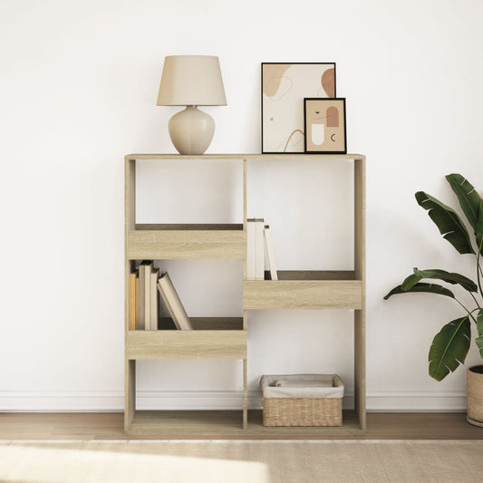 Bibliotecă/Separator cameră, stejar sonoma, 100x33x115 cm