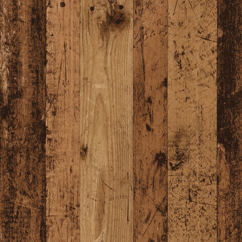 Bibliotecă/Separator cameră, lemn vechi, 100x33x115 cm