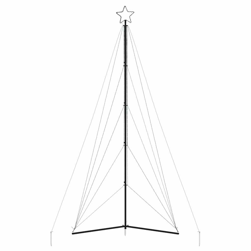 Instalație brad de Crăciun 615 LED-uri, alb cald, 404,5 cm