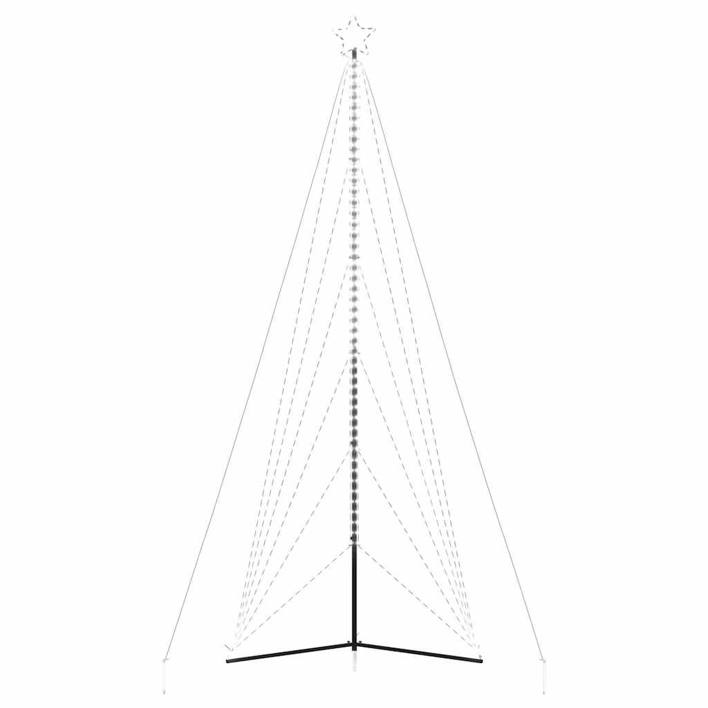 Instalație brad de Crăciun 861 LED-uri, alb rece, 478 cm