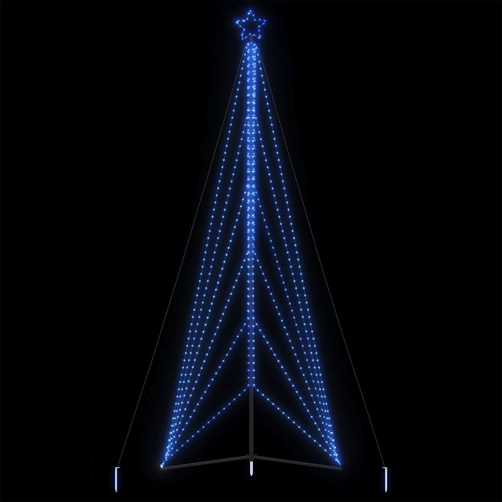 Instalație brad de Crăciun 861 LED-uri, albastru, 478 cm