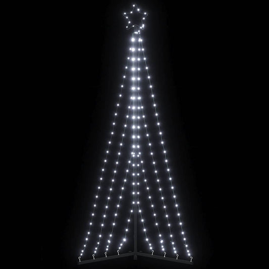 Lumină pentru brad de Crăciun 339 LED-uri alb rece 187 cm