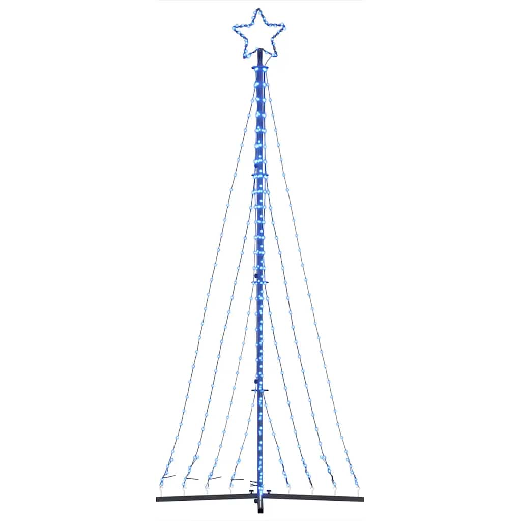 Instalație brad de Crăciun 447 LED-uri, albastru, 249 cm