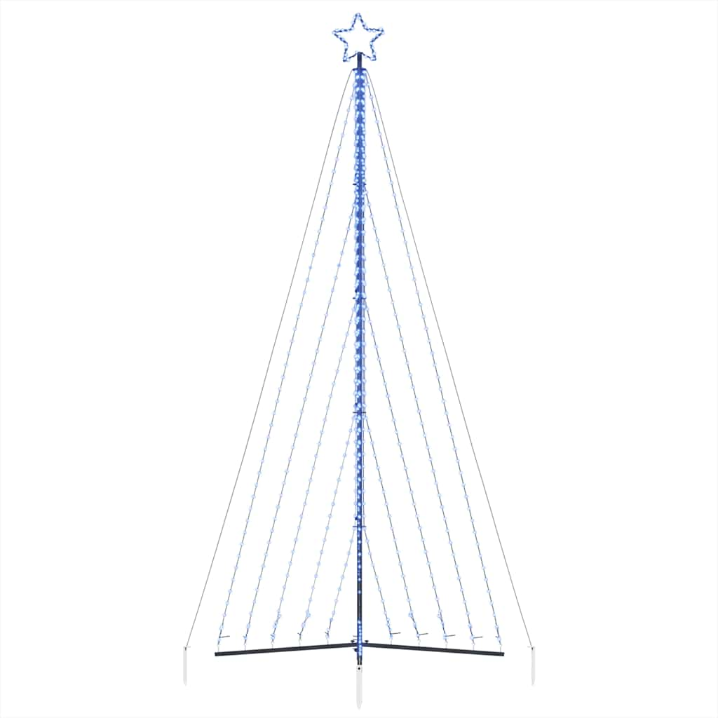 Instalație brad de Crăciun 570 LED-uri, albastru, 399 cm