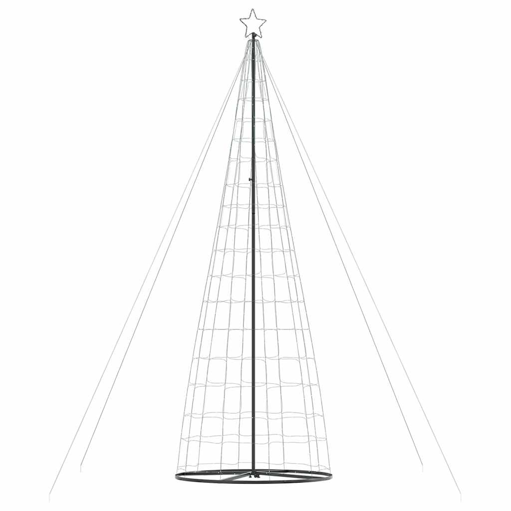 Con de lumină brad de Crăciun, 1534 LED-uri, alb rece, 503 cm