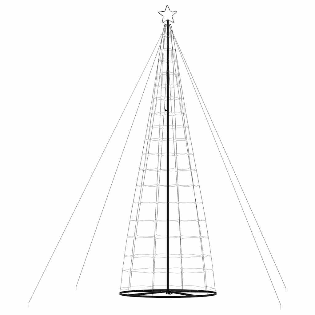 Con de lumină brad de Crăciun, 1534 LED-uri, albastru, 503 cm