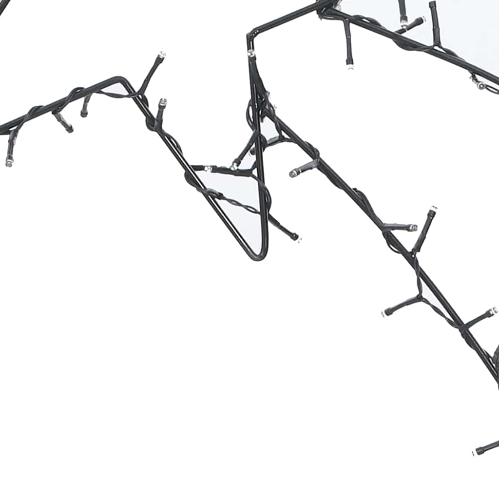 Lumini Crăciun Siluetă stea căzătoare 115 LED-uri alb cald