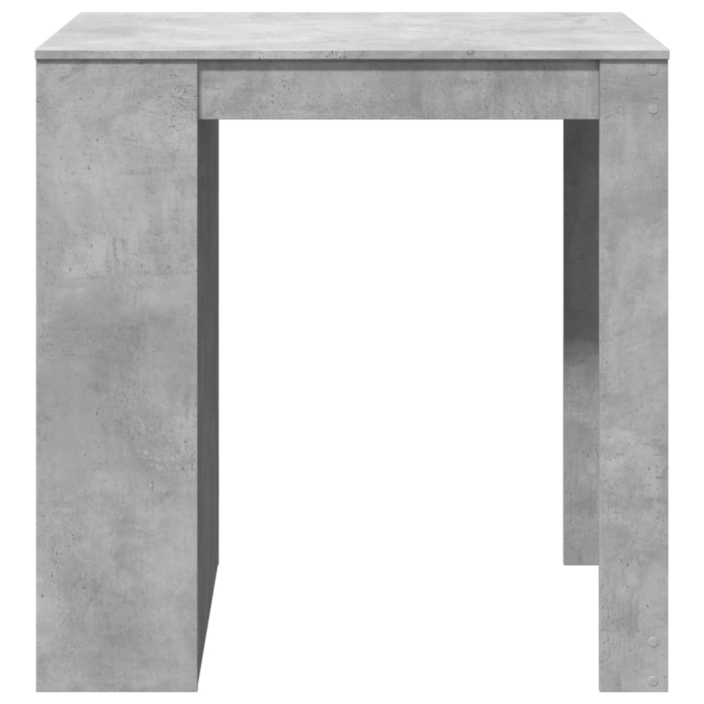 Masă de bar, gri beton, 102x70x103,5 cm, lemn prelucrat