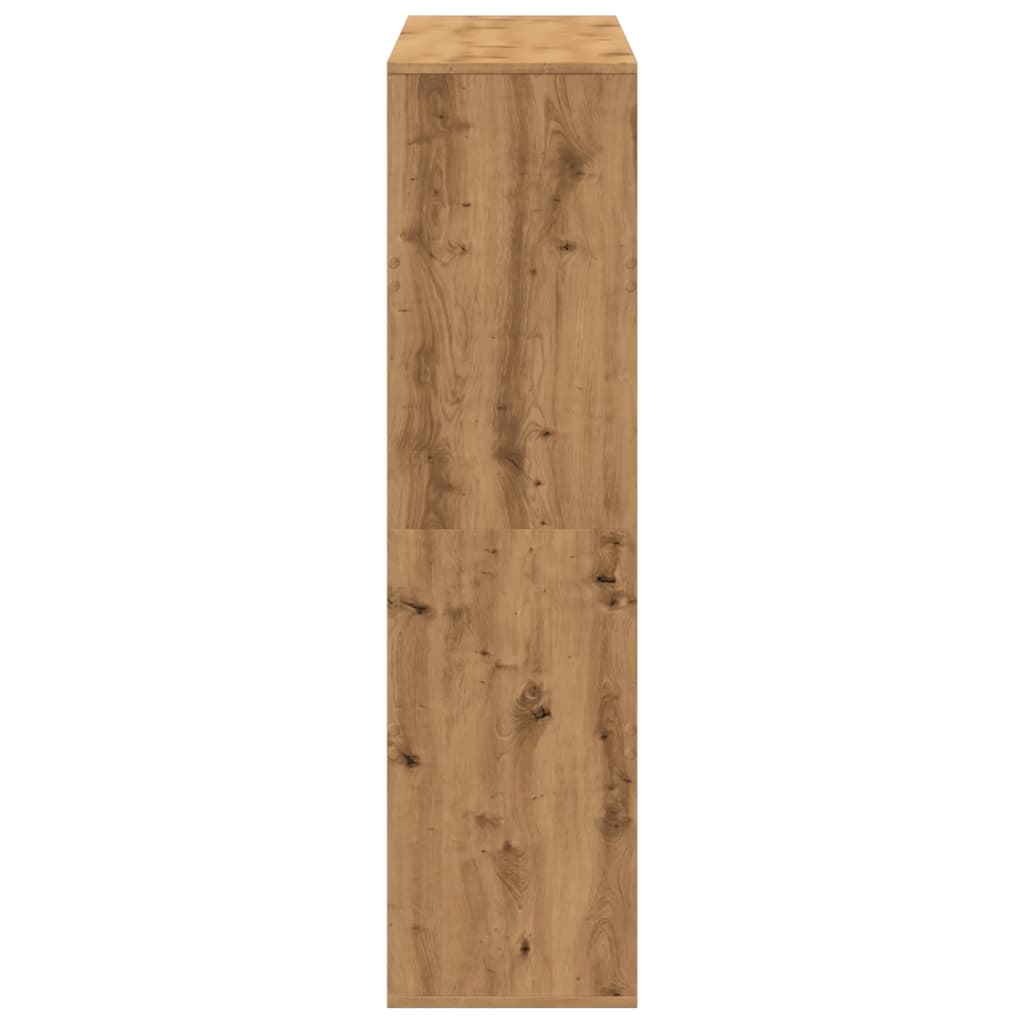 Bibliotecă, stejar artizanal, 100x33x125,5 cm, lemn prelucrat