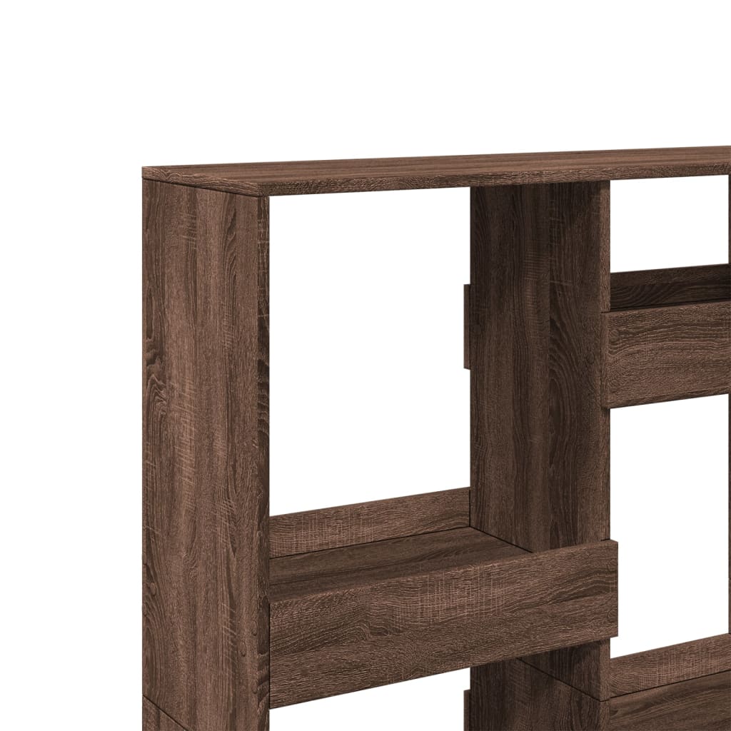 Bibliotecă, stejar maro, 100x33x135 cm, lemn prelucrat