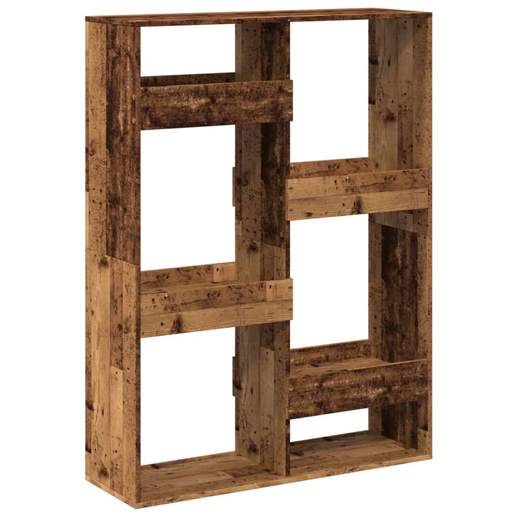 Bibliotecă, lemn vechi, 100x33x135 cm, lemn prelucrat
