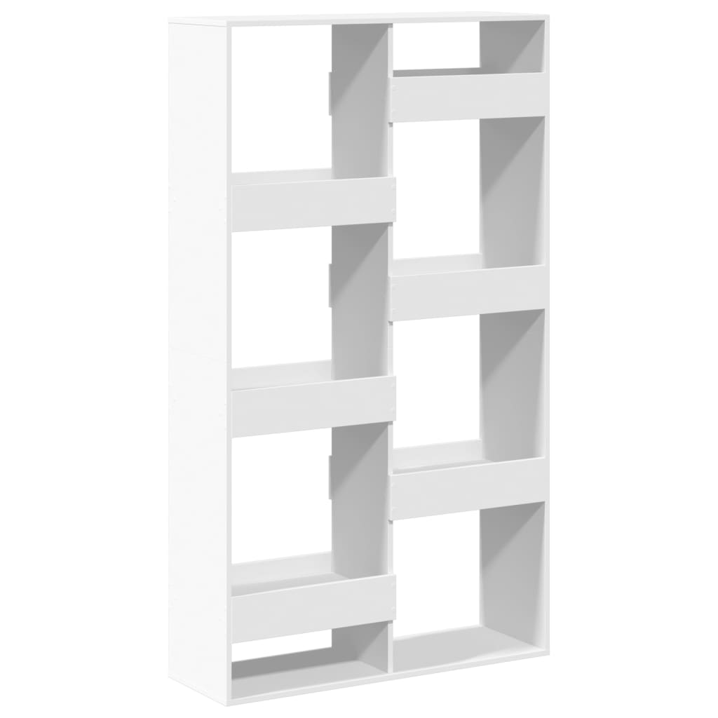Bibliotecă, alb, 100x33x175 cm, lemn prelucrat