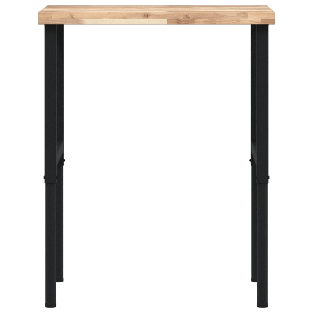 Banc lucru 80x60x(73-99,5) cm lemn masiv acacia dreptunghiular