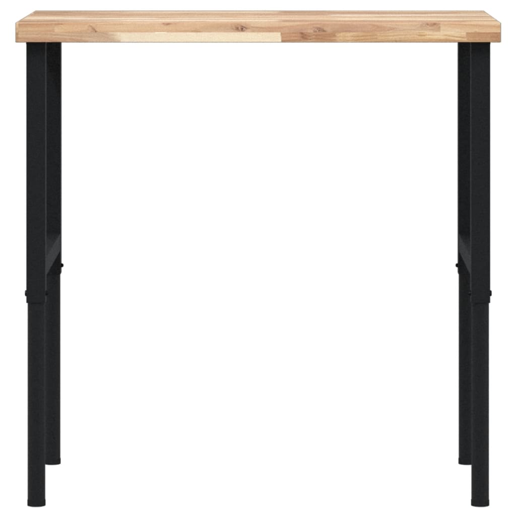 Banc lucru 100x60x(73-99,5) cm lemn masiv acacia dreptunghiular