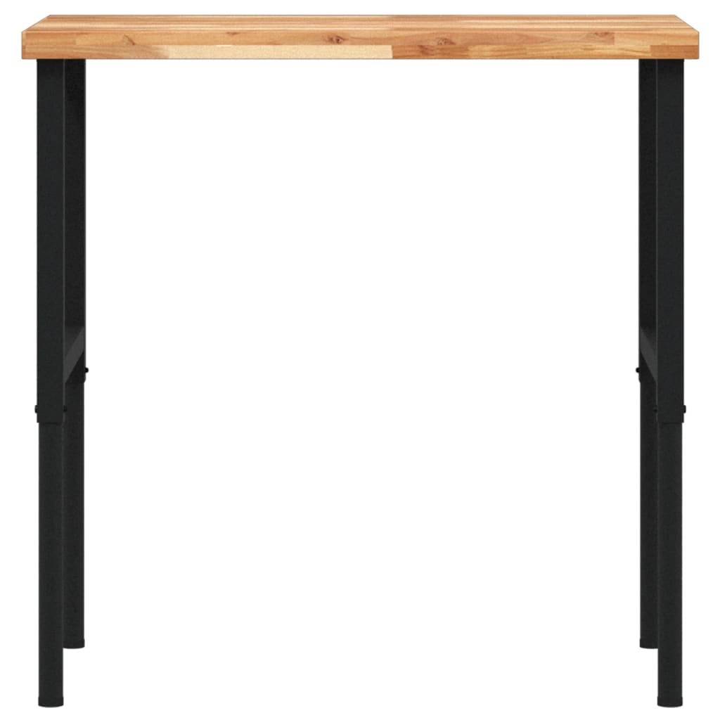 Banc lucru 100x60x(73-99,5) cm lemn masiv acacia dreptunghiular