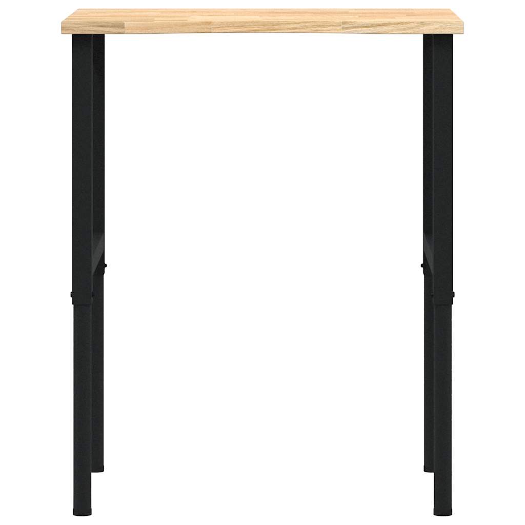 Banc lucru 80x60x(71,5-98) cm lemn masiv stejar