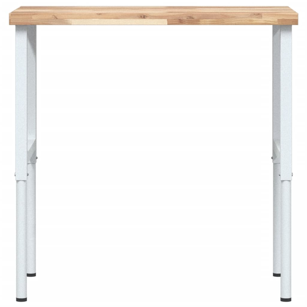 Banc lucru 100x60x(73-99,5) cm lemn masiv acacia dreptunghiular