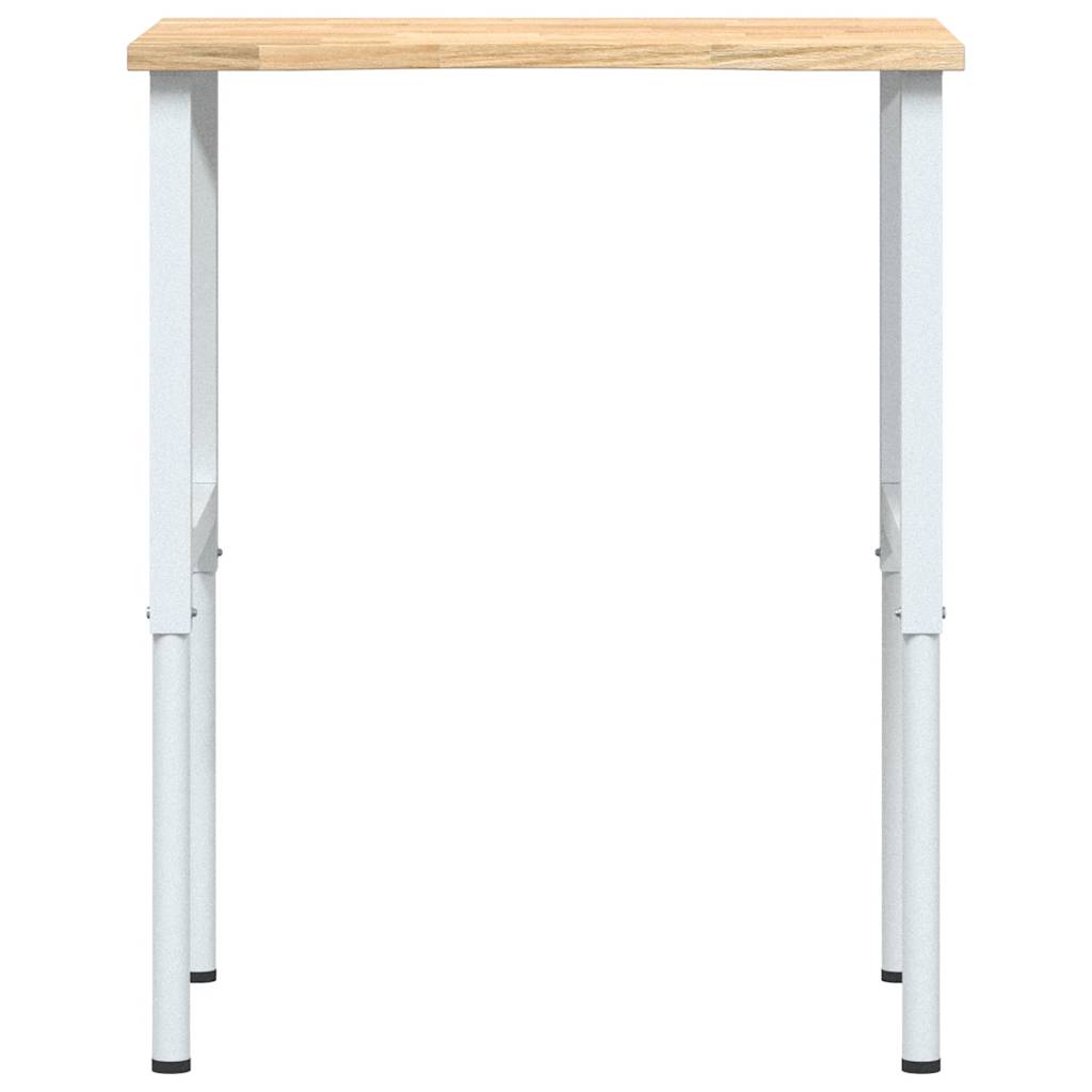 Banc lucru 80x60x(71,5-98) cm lemn masiv stejar