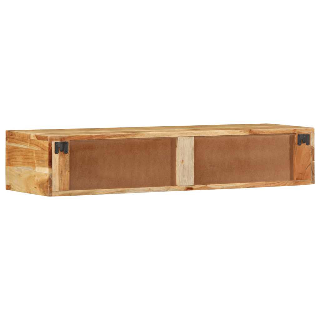 Dulap TV montat pe perete 100x30x19 cm, lemn masiv reciclat