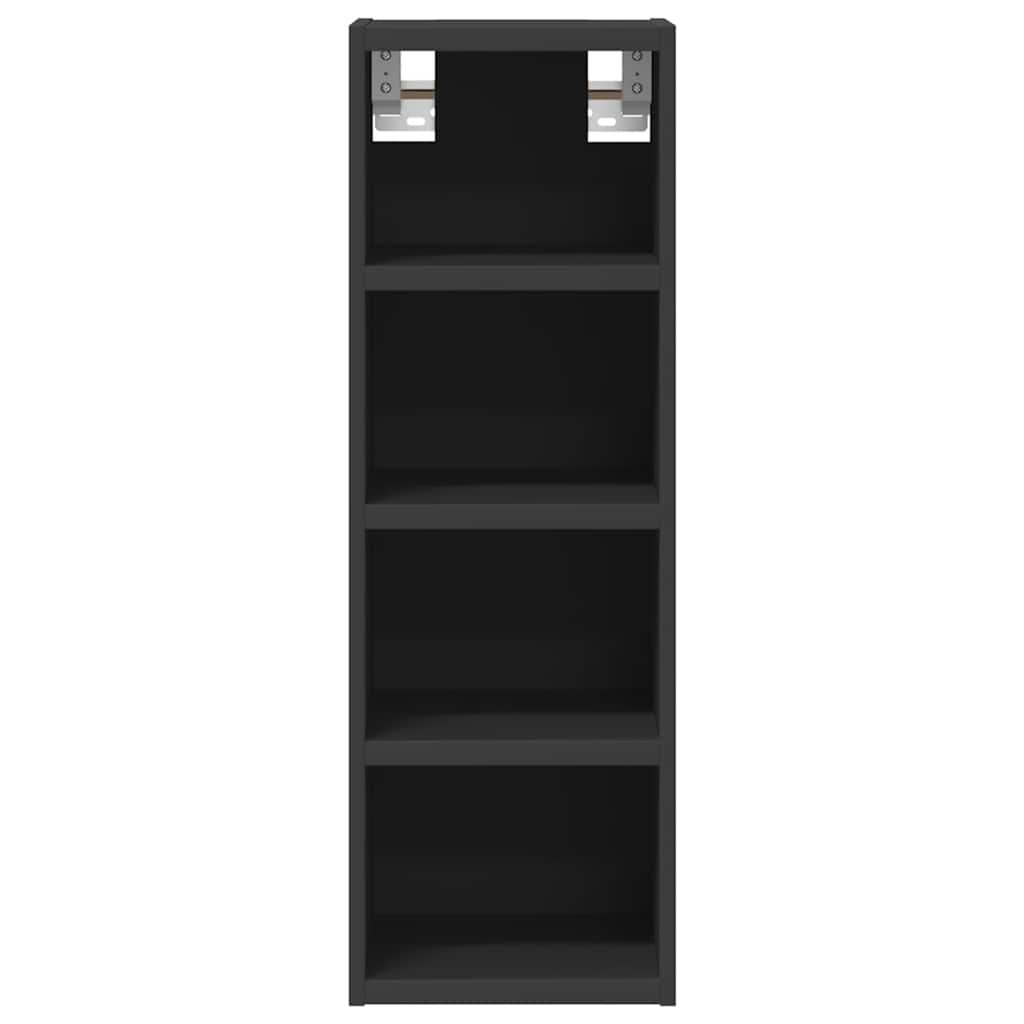 Dulap suspendat, negru, 20x29,5x60 cm, PAL