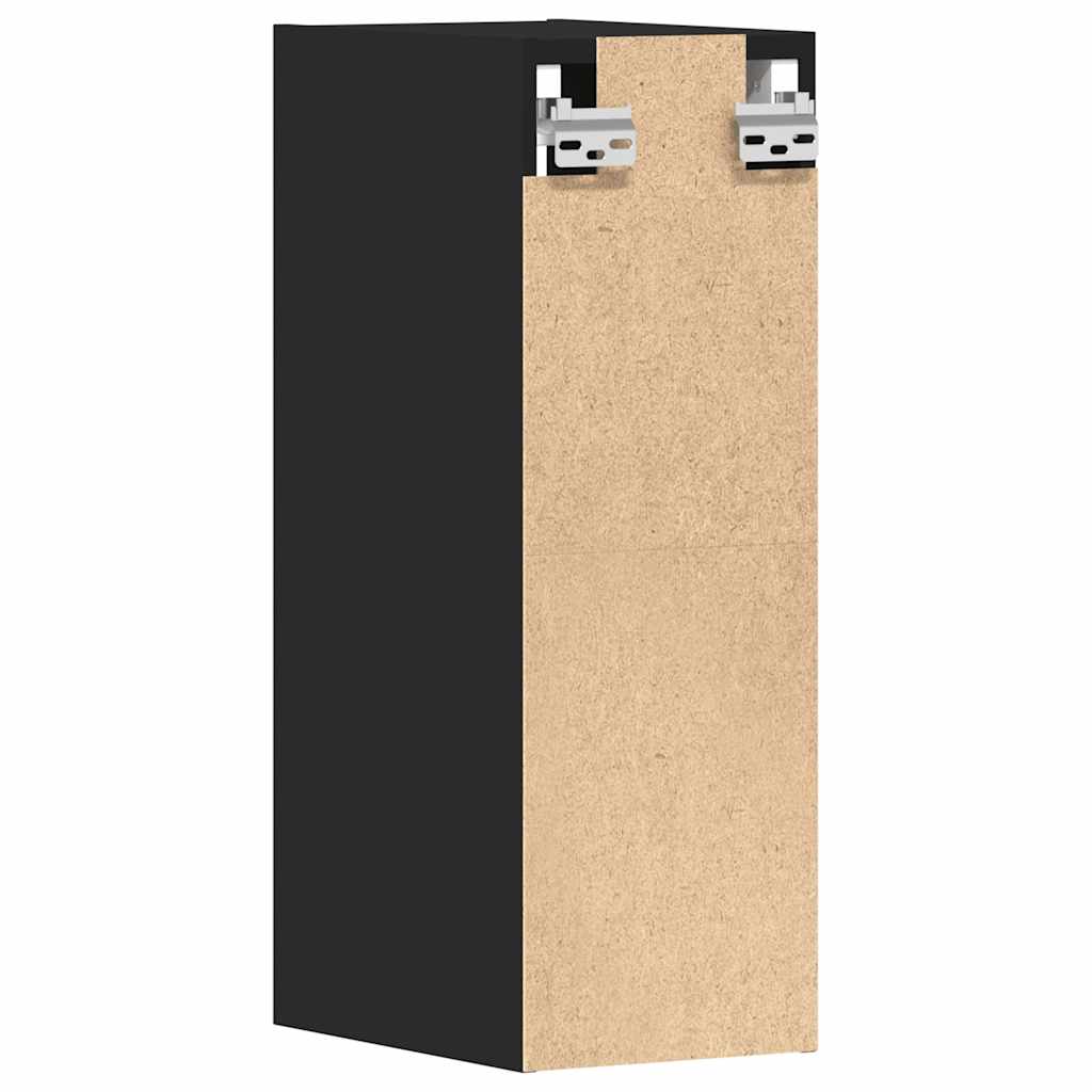 Dulap suspendat, negru, 20x29,5x60 cm, PAL