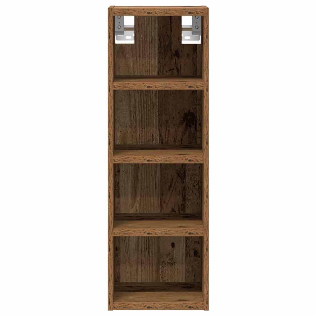 Dulap suspendat, lemn vechi, 20x29,5x60 cm, lemn prelucrat