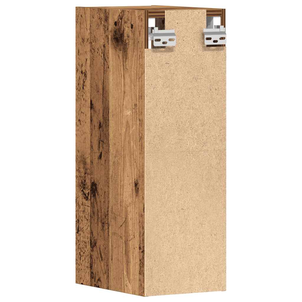 Dulap suspendat, lemn vechi, 20x29,5x60 cm, lemn prelucrat