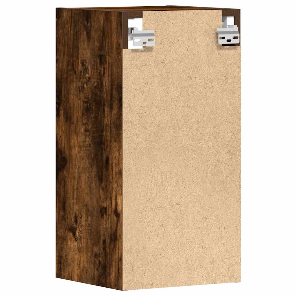 Dulap suspendat, stejar fumuriu, 30x29,5x60 cm, lemn prelucrat