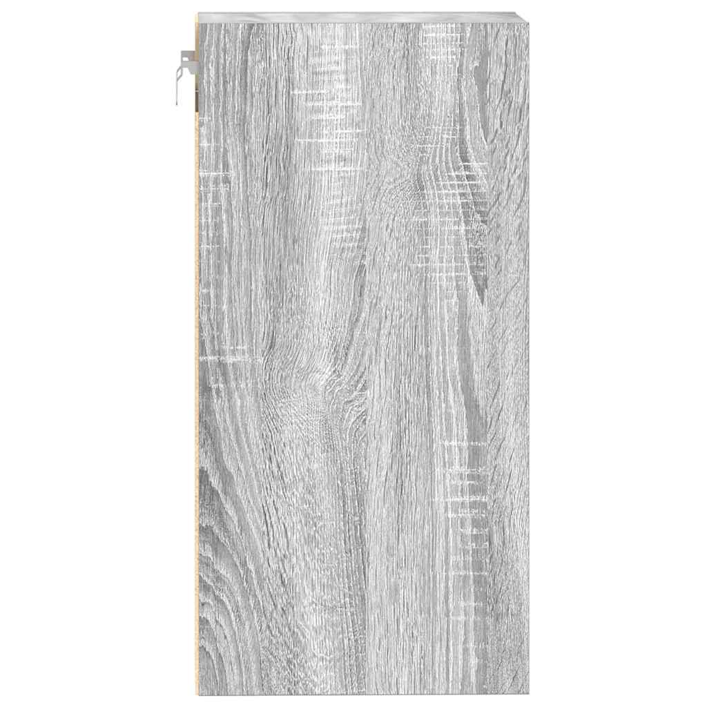 Dulap suspendat, gri sonoma, 30x29,5x60 cm, lemn prelucrat